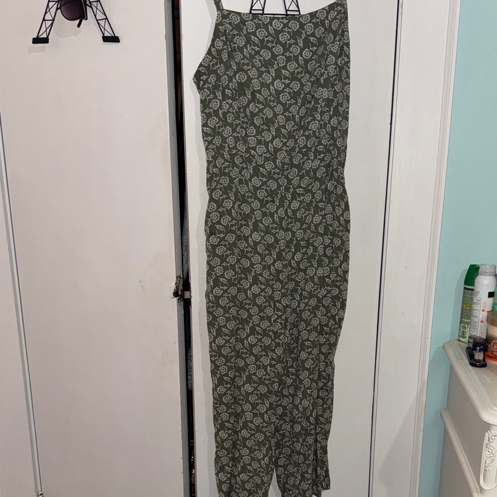Floral Green Jumpsuit